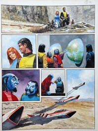 Don Lawrence - The CHRONICLES OF THE DEEP WORLD   T5 THE BATTLE OF EARTH couleur directe - Comic Strip