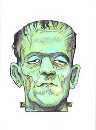 Lionel Richerand - Lionel Richerand - Frankenstein - Original Illustration