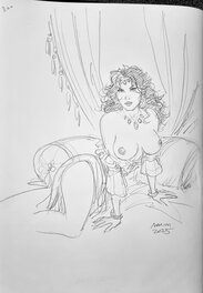 Enrico Marini - Méjaï - Le Scorpion - Illustration originale