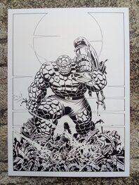 Giorgio Comolo - Fantastic four la chose / giorgio comolo - Illustration originale