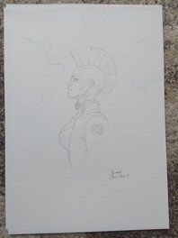 Frank Quitely - X-Men punk storm / frank quitely - Planche originale