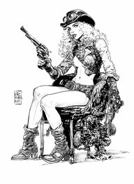 Arkadiusz Klimek - Planétoïde sans loi / Planetoida bezprawia - Marigold - Original Illustration