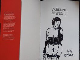 La Dédicace / dessin original pleine page signée dans La Art Book " itinéraire d'un Libertin " , Eo 2007 P.L.G La Dédicace / dessin original pleine page signée dans La Art Book " itinéraire d'un Libertin " , Eo 2007 P.L.G