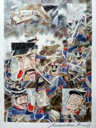 Andréi Arinouchkine - LA FACE CACHEE DE WATERLOO    T2  couleur directe - Planche originale
