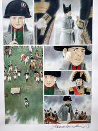 Andréi Arinouchkine - LA FACE CACHEE DE WATERLOO    T2   couleur directe - Planche originale
