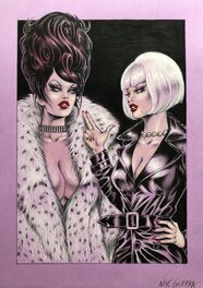 Nik Guerra - Lucrezia e Magenta - Planche originale