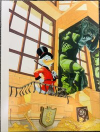 Esad Ribic - Esad Ribic, Uncle Scrooge & The Infinite Dime cover #1 - Original Cover