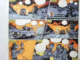 Ben Radis - SUR LA ROUTES DES 70'   couleur directe - Comic Strip