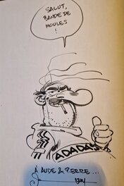 Dédicace de Dan dans Le petit Spirou tome 13