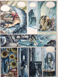 Planche originale - SUENOS HUMEDOS   T2 LOS COMEDIANTES    couleur directe