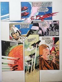 John M. Burns - BUCK ROGERS   couleur directe - Comic Strip
