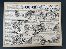 René Pellos PAGE TITRE "ChouChou, le roi de la petite reine" CIRCA 1952