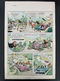 Gen-Clo Planche Originale "Les Pieds Nickelés Sculpteurs" N°123 page 13 1988