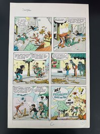 Gen-Clo Planche Originale "Les Pieds Nickelés Sculpteurs" N°123 page 20 1988