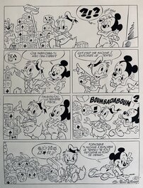 Claude Marin - Marin, Bébés Disney, planche gag 201, JM#1984, 1990. - Comic Strip