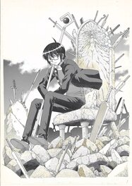Takeaki Momose - Magikano #50 - Life or Death Crisis | cover illustration - Illustration originale
