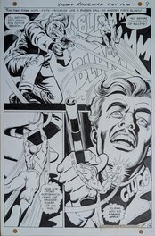 Dick DILLIN - Exceptionnelle page Silver Age avec the Atom