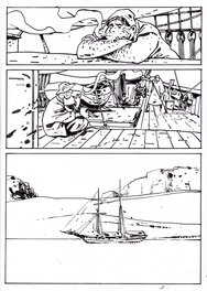 Bruno Le Floc'h - Paysage au chien rouge - Comic Strip