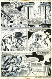 John Romita - Captain America 142 - Page 12 - Planche originale