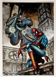 Simone Bianchi - Strange Encounter - published cover - Spiderman & doctor Strange - Couverture originale