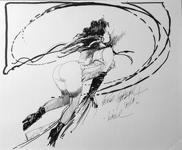 Régis Loisel - Loisel / La guêpière - Illustration originale