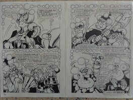 Magnus - La Compagnia Della Forca n.7 pages 82-83 - Planche originale