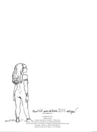 Dédicace sur feuille volant inséré à l'album (issu du meme album)