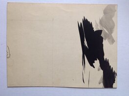 Et le verso de la case originale de Fantax courant ... avec un peu d'Encre de chine Et le verso de la case originale de Fantax courant ... avec un peu d'Encre de chine
