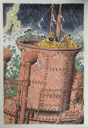 Guy Counhaye - Professeur Stratus 4 - Original Illustration
