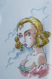 Jean-Luc Masbou - De Cape et de Crocs 3 - Illustration originale