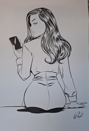 Des Taylor - Original drawing Des Taylor - Lois Lane - Planche originale