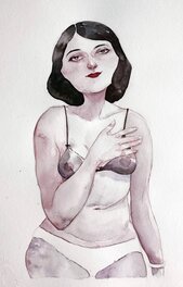 Grazia La Padula - Itinéraire d'une garce - Illustration originale