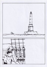 Bruno Le Floc'h - Paysage au chien rouge - Comic Strip