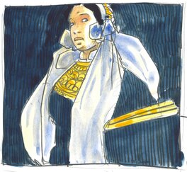 Bruno Le Floc'h - Une après-midi d'été - Illustration originale