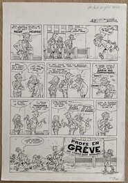 Pica - Planche Originale PICA - Les profs - Comic Strip