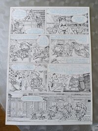 Planche originale les spectaculaires