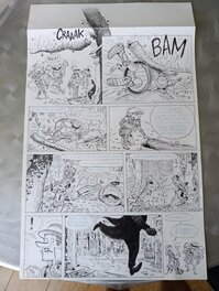 Planche originale les spectaculaires