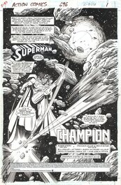 Superman [Action Comics #696] (The) Champion (of Space)