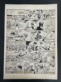 René Pellos - René Pellos Planche Originale "Kid Pêche" CIRCA 1950 - Comic Strip