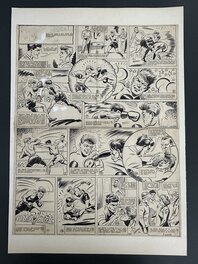 René Pellos - René Pellos Planche Originale "Kid Pêche" CIRCA 1950 - Comic Strip