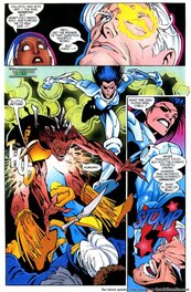 Planche publiée dans le comics VO Planche publiée dans le comics VO
