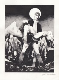 Corrado Roi - DYLAN DOG - MORGANA - Illustration originale