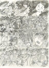 Amélie Fléchais - planche originale Bergères Guerrières tome 2 p.49