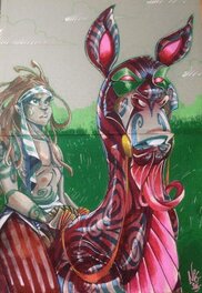 Nicolas Kéramidas - Tykko des Sables - Original Illustration