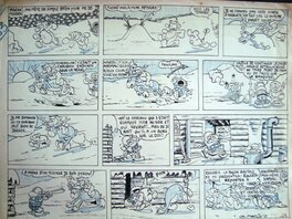 Claude Marin - Rouletabosse chez les esquimaux - Planche originale