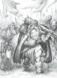 Petar Meseldžija - The Exodus of Giants - Illustration originale