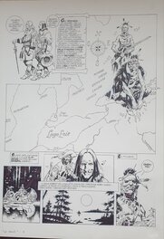 Renzo Calegari - René Robert de la Salle - Planche originale