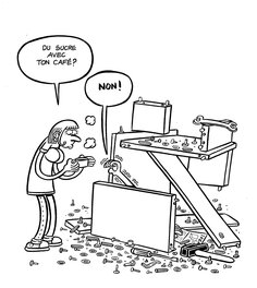 Éric Ivars - Du sucre? - Original Illustration