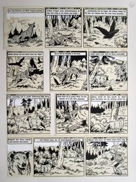 Karel Verschuere - Bessy #29 - Onrust in Redskin City pagina 22 - Verschuere / Vandersteen - Planche originale