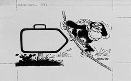 Pierre Seron - 1984 - Dessin du Journal de Spirou (2) - Illustration originale